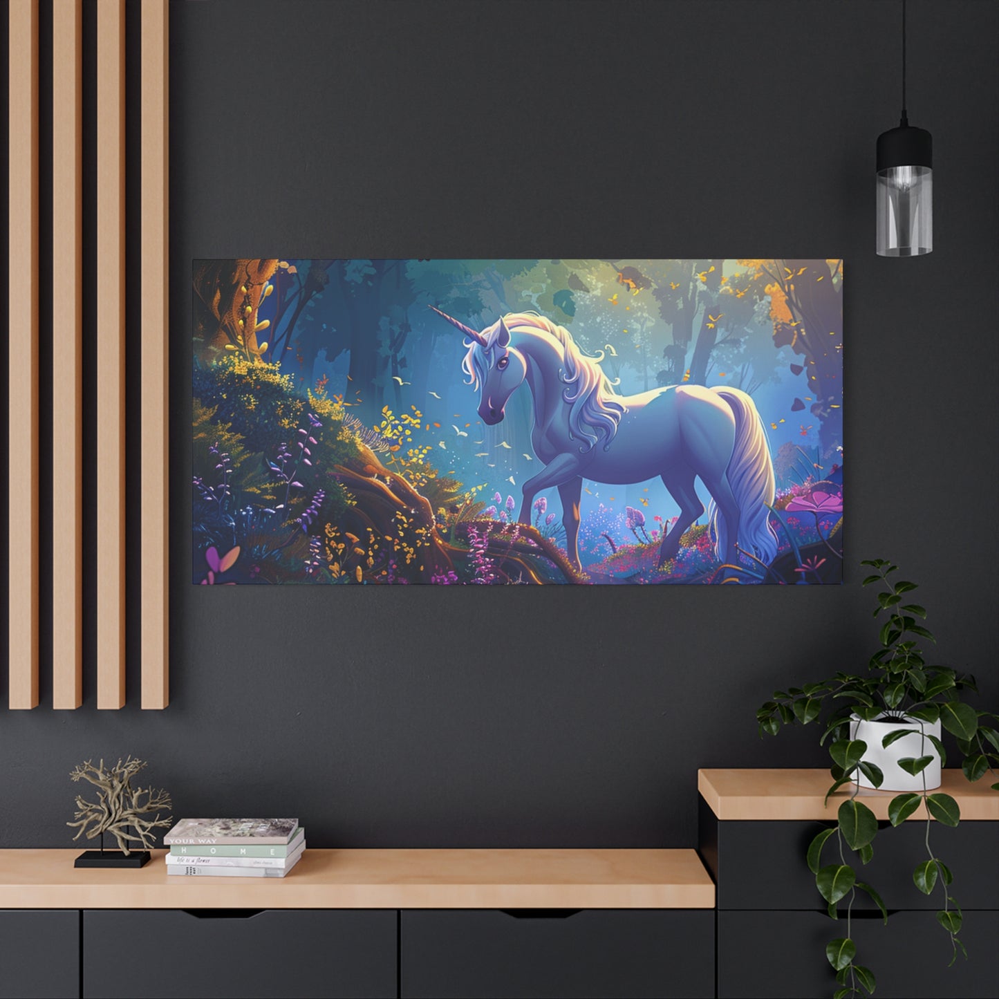 Matte Canvas, Stretched, 1.25" - Unicorn
