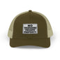 No Trespassing Snapback Trucker Cap, Outdoor Adventure Hat, Unique Gift for him, Summer Casual Style, Trendy Accessory