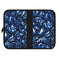 Glamorous Blue Gemstone Laptop Sleeve, Stylish Tech Case, Gemstone Pattern Envelope, Office Accessory, Gift for Her, Unique Laptop Bag