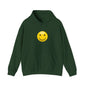 Smiley Face Hooded Sweatshirt, Cozy Unisex Hoodie, Casual Wear, Gift for Friends, Cheerful Apparel, Everyday Comfort Clothing