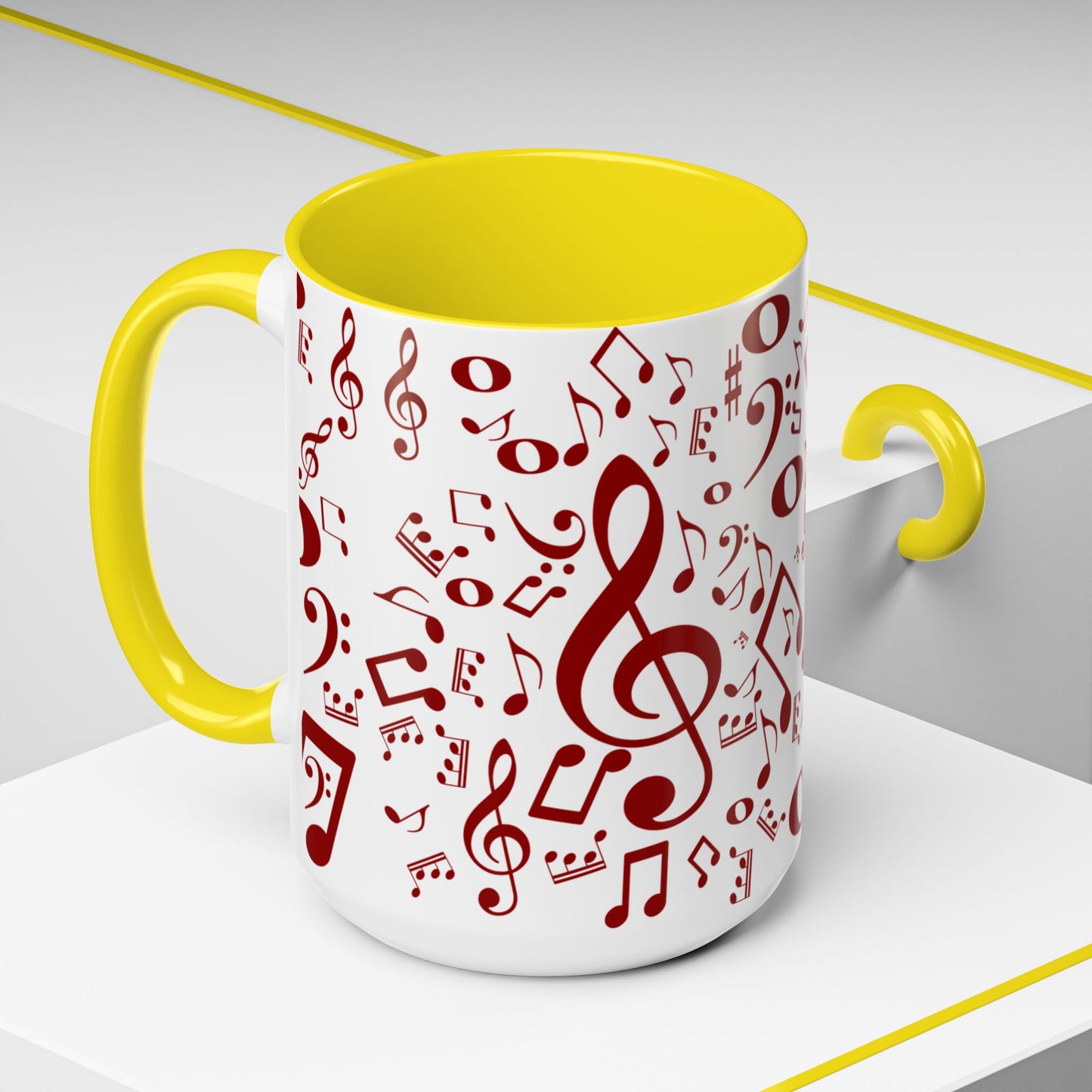 Musical Accent Mug - Perfect for Music Lovers, Gifts for Musicians, Coffee Lover's Essential, Singing Inspiration, Music-Themed [...]