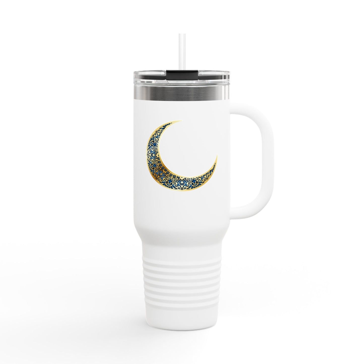 Sparkling Crescent Moon Travel Mug - 40oz Insulated Drinkware, Perfect for Coffee Lovers, Outdoor Adventures, Gifts for Her, Birthday, [...]