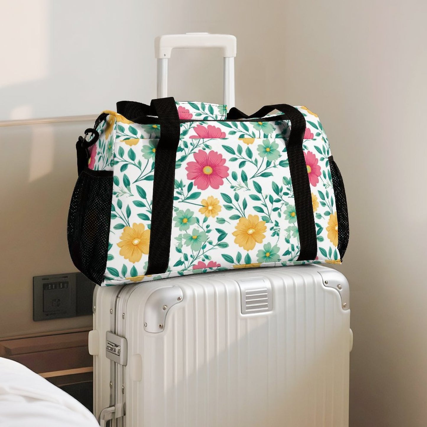 Travel Duffel Bag - Floral