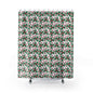 Festive Holly Shower Curtains | Holiday Bathroom Decor, Christmas Gift, Winter Home Accents, Seasonal Decoration, Merry & Bright