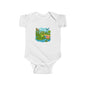 Baby Bodysuit - Cute Frog Pond Graphic Infant Onesie