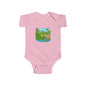 Baby Bodysuit - Cute Frog Pond Graphic Infant Onesie