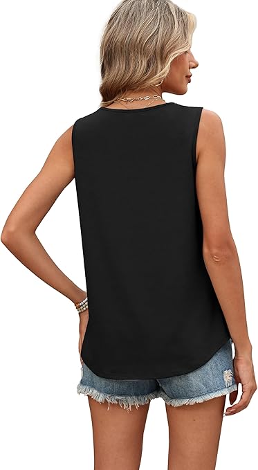 Tank Tops for Women Summer Outfits 2026 Crewneck Spring Casual Sleeveless Shirts Blouses Clothing