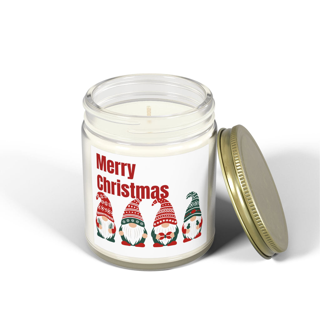 Merry Christmas Gnome Candle — Coconut Apricot Wax (4oz & 9oz)