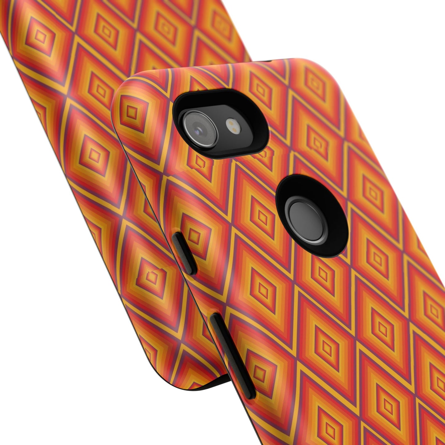 Geometric Phone Case, Tough Cases for Protection, Stylish Smartphone Cover, Vibrant Patterned Phone Accessory, Unique Gift Idea, [...]
