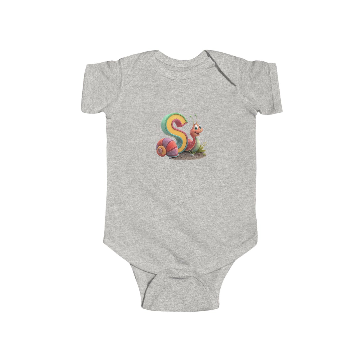 Colorful Snail Infant Bodysuit, Cute Baby Onesie, Fun Baby Shower Gift, Summer Baby Clothes, Adorable Newborn Outfit