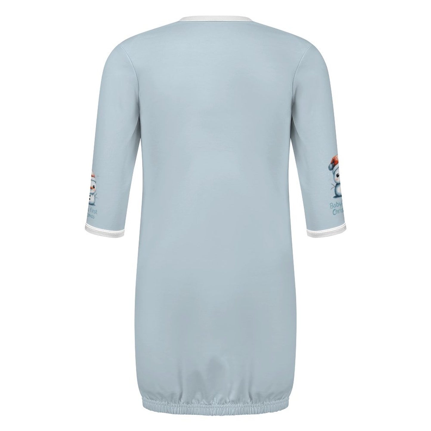 Baby's First Christmas Baby Faux Cotton Sleeper without Hat