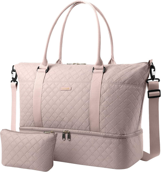 HOTOR Travel Duffel Bag - Weekender Bags for Women, Carry On Gym Tote Bags