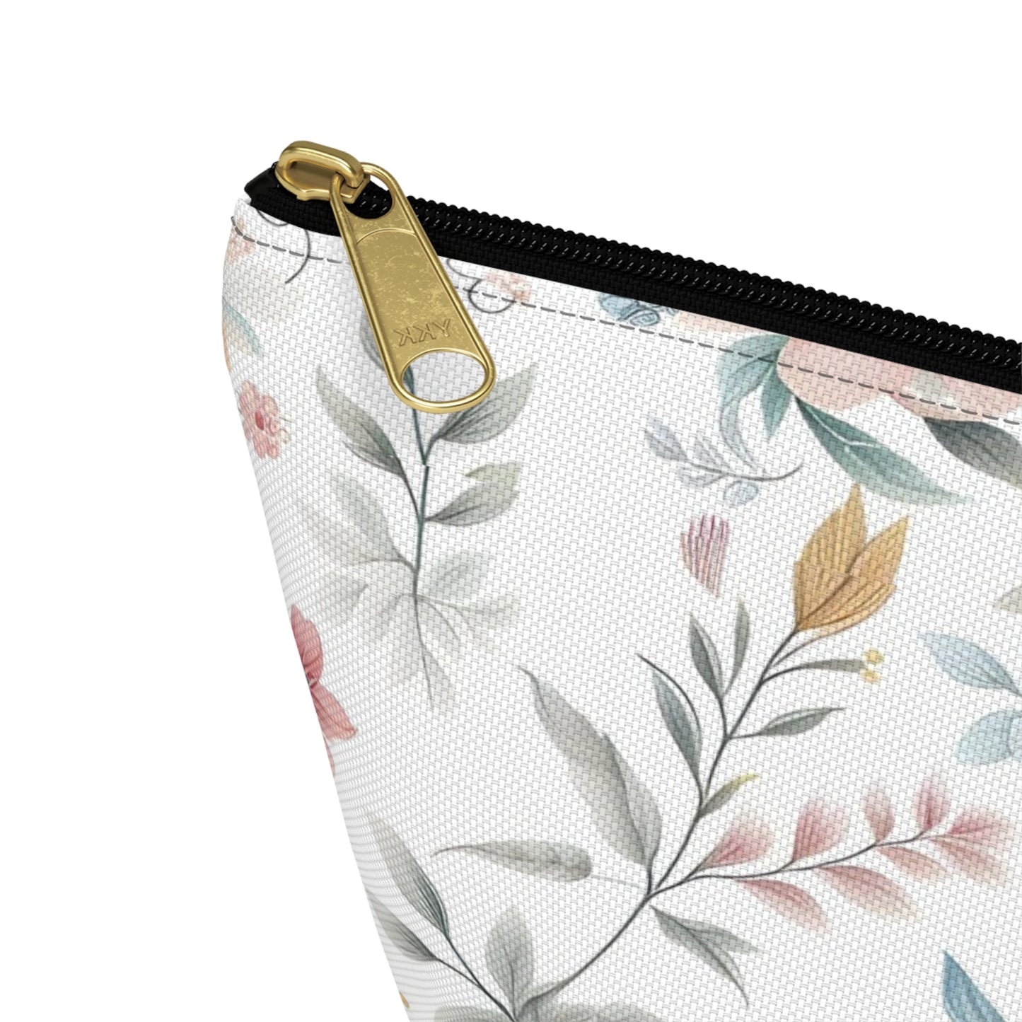 Floral Accessory Pouch, Makeup Bag, Cosmetic Case, Travel Organizer, Gift for Her, Floral Print Pouch