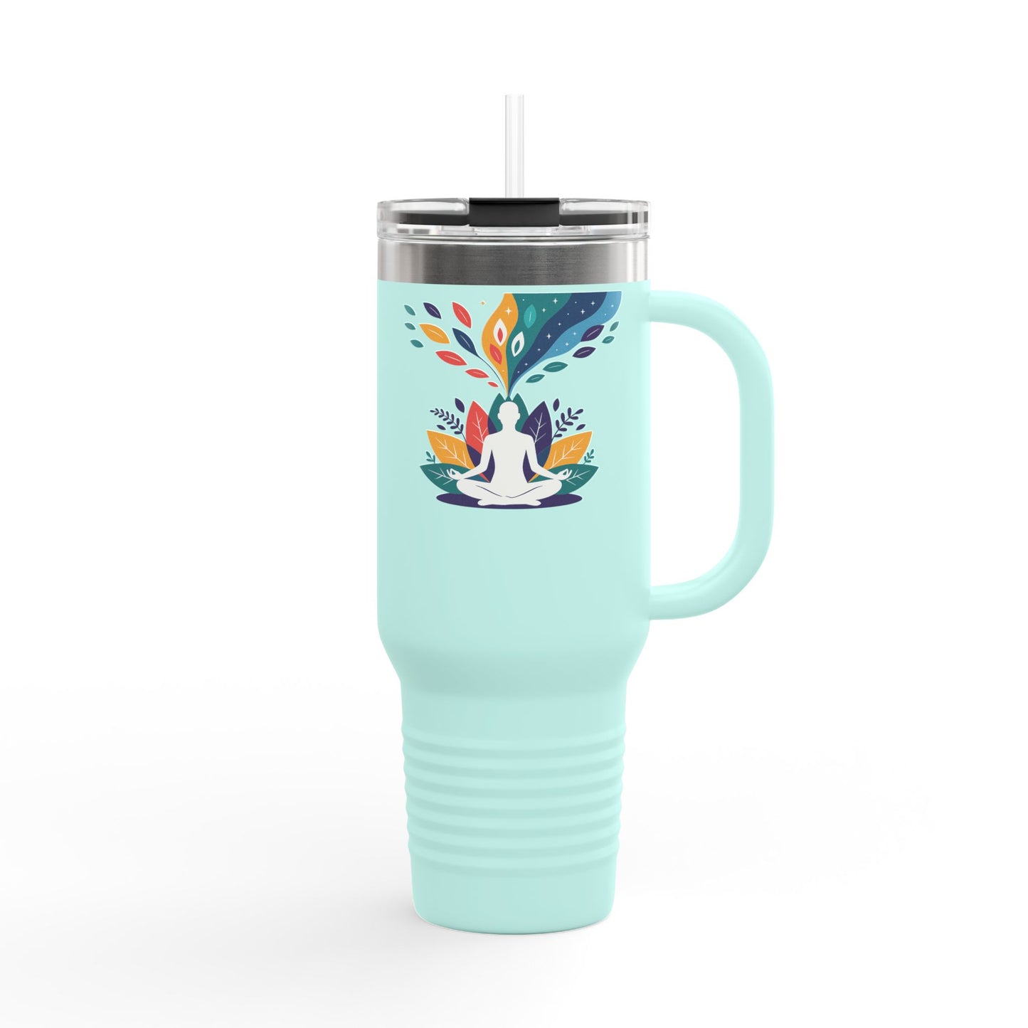 Colorful Yoga Themed Insulated Travel Mug | 40oz | Perfect Gift for Yoga Lovers, Coffee on the Go, Outdoor Adventures, Unique Travel [...]