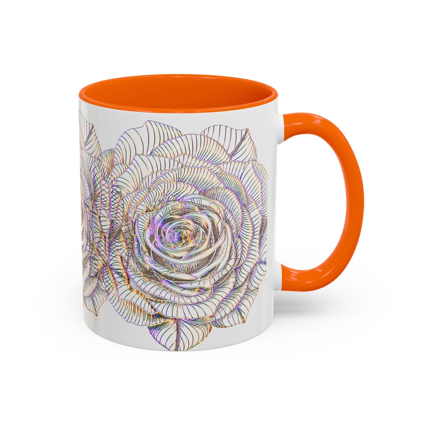 Holographic Floral Coffee Mug - Perfect Gift for Plant Lovers, Home Decor, Tea & Coffee Lovers, Mother's Day, Birthdays