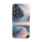 Galaxy Ocean Phone Case — Surreal Planet Beach Tough Case