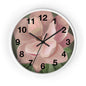 Floral Wall Clock - Elegant Timepiece, Home Decor, Gift for Flower Lovers, Mother's Day, Spring Decor, Nature Inspired