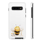 Bee Phone Case, Cute Bee Design, Tough Phone Cover, Gift for Nature Lovers, Floral Bee Mobile Case, Bee-themed Accessory