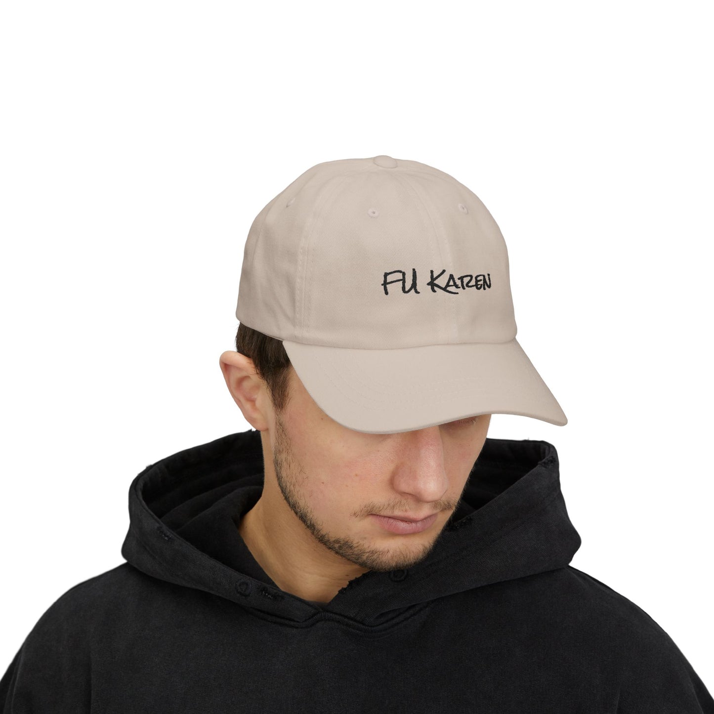 Stylish Dad Cap: FU KAREN Hat for Casual Outings, Funny Gift for Fathers, Trendy Accessory for Dad, Great for Everyday Wear, Summer Style