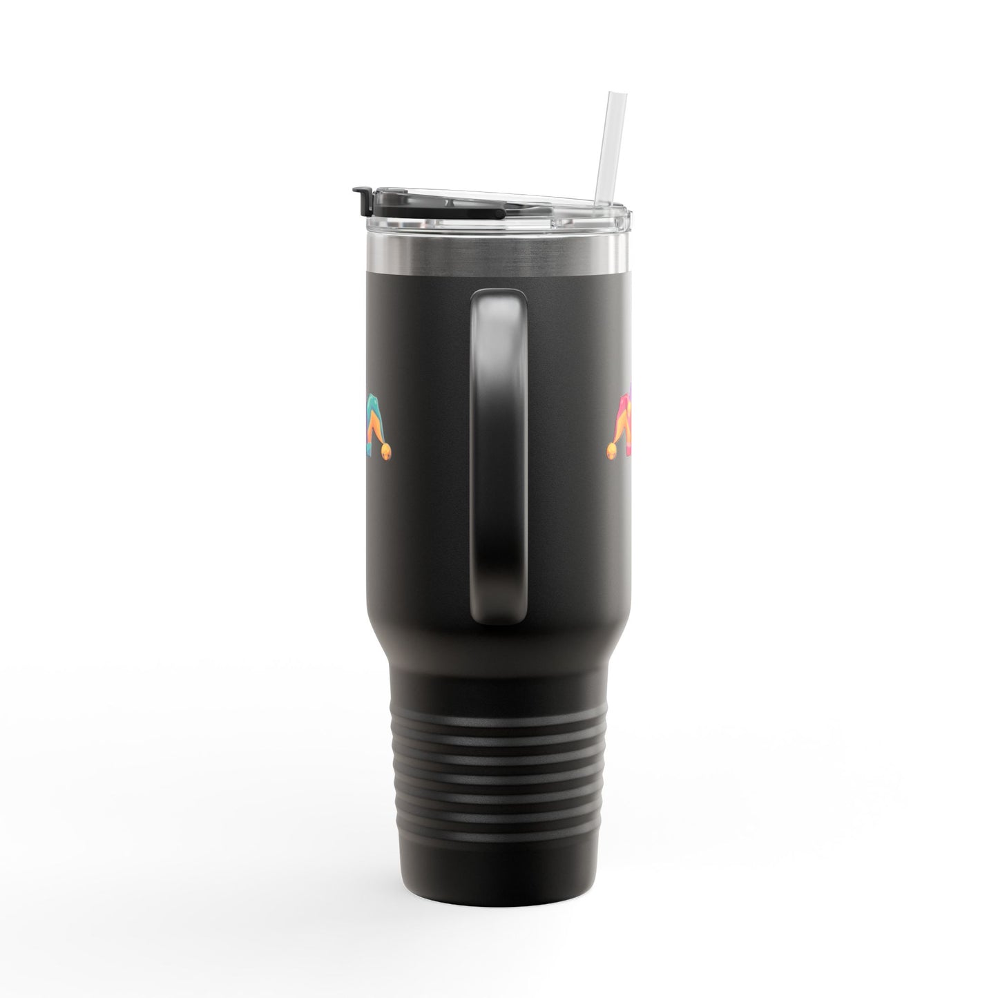 Colorful Insulated Travel Mug, Perfect for Road Trips, Camping, Parties, Gifting, or Everyday Use - 40oz Humor Design