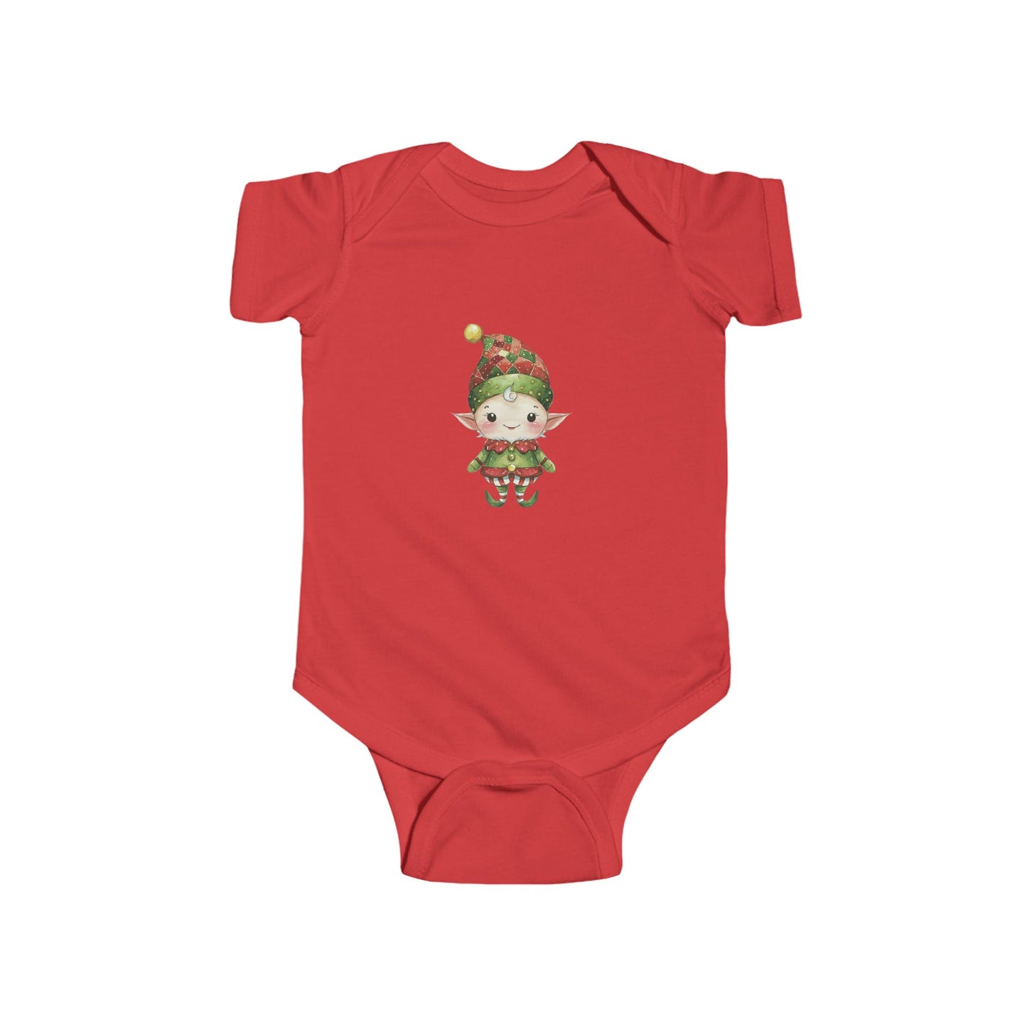 Christmas Elf Infant Bodysuit, Cute Baby Outfit, Holiday Wear, Christmas Gift, Baby Shower, Festive Infant Clothes
