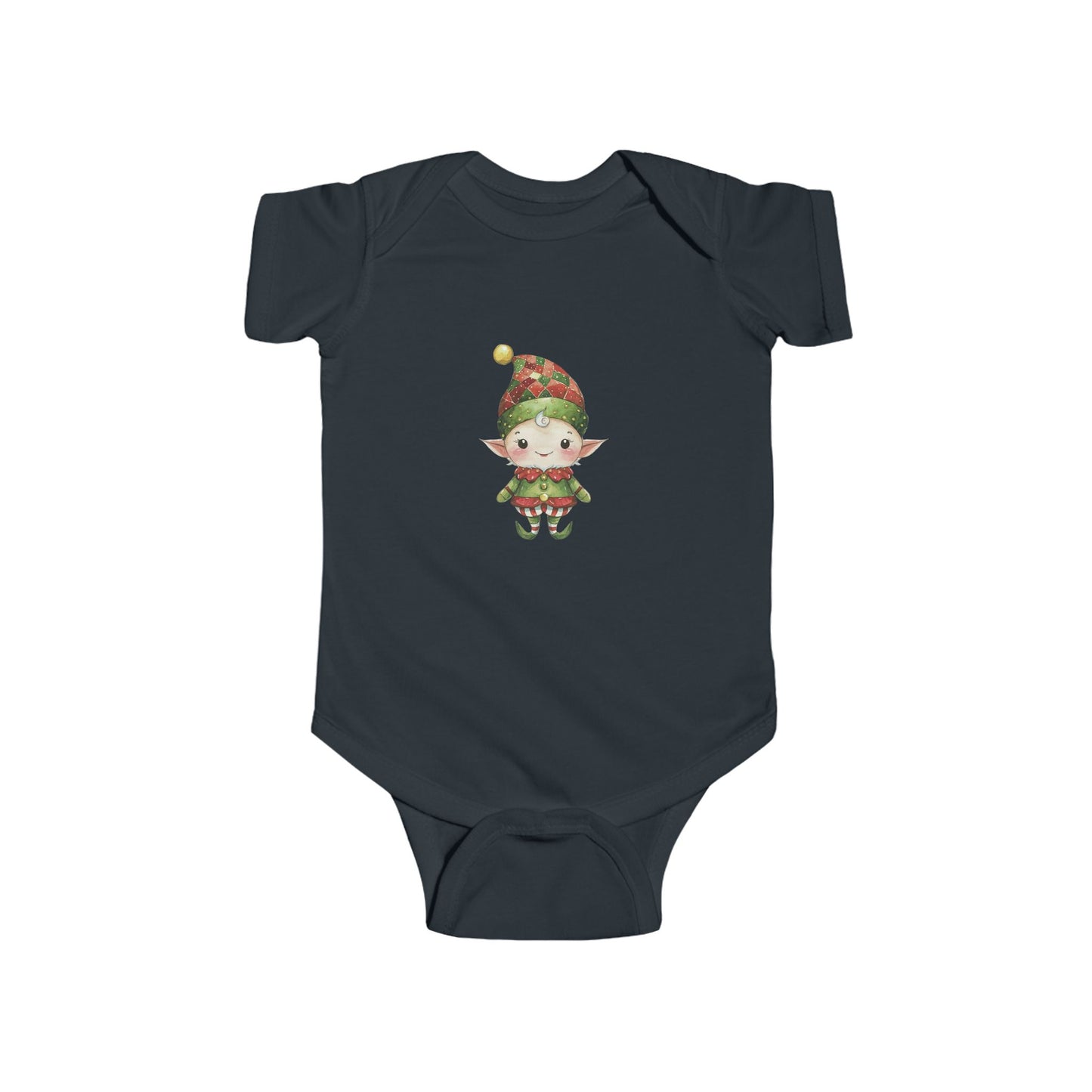 Christmas Elf Infant Bodysuit, Cute Baby Outfit, Holiday Wear, Christmas Gift, Baby Shower, Festive Infant Clothes