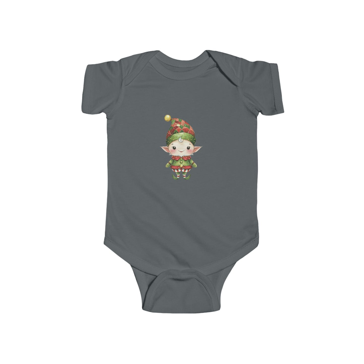 Christmas Elf Infant Bodysuit, Cute Baby Outfit, Holiday Wear, Christmas Gift, Baby Shower, Festive Infant Clothes