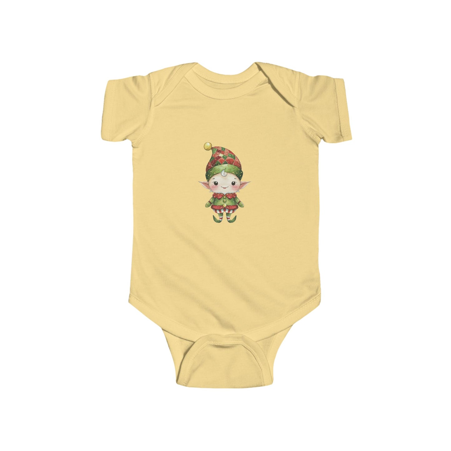 Christmas Elf Infant Bodysuit, Cute Baby Outfit, Holiday Wear, Christmas Gift, Baby Shower, Festive Infant Clothes
