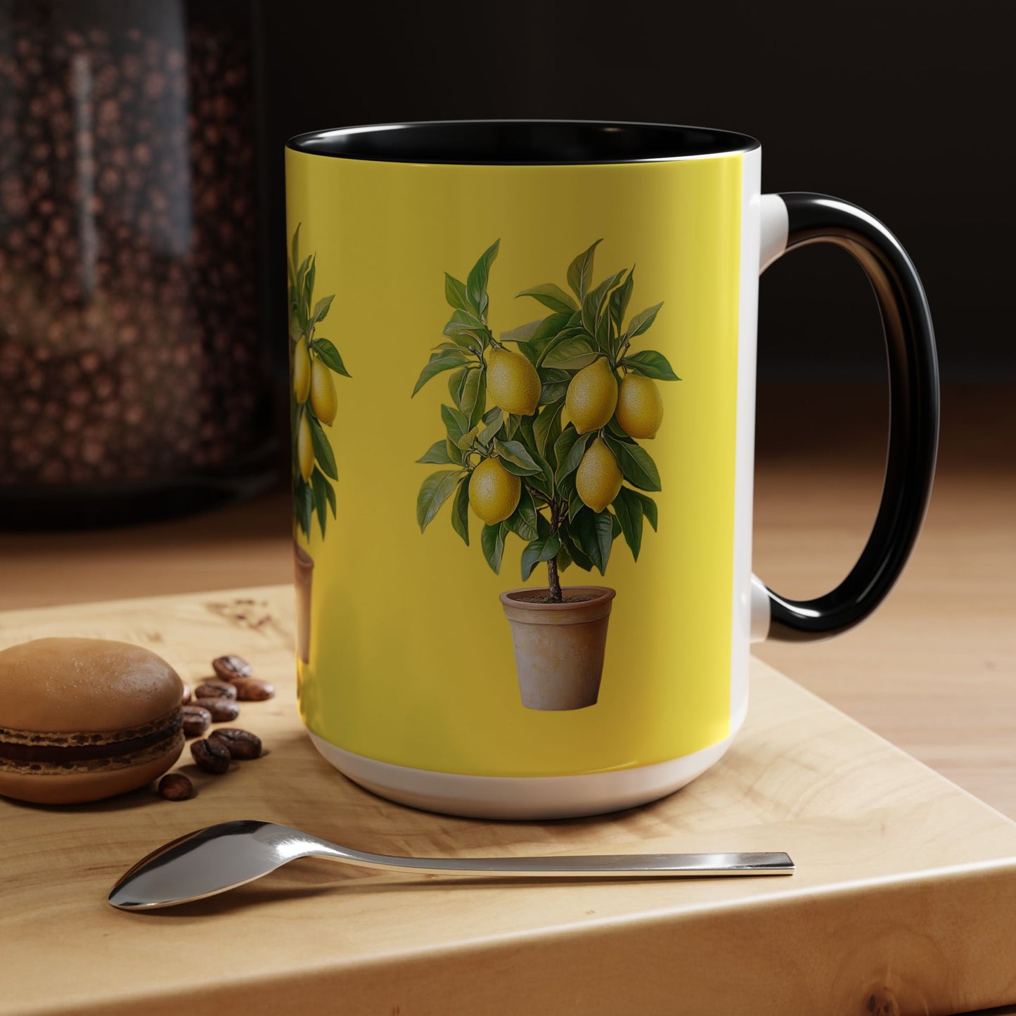 Lemon Tree Accent Coffee Mug - Cheerful Gift for Garden Lovers, Unique Kitchen Decor, Spring Celebration, Housewarming Present, [...]