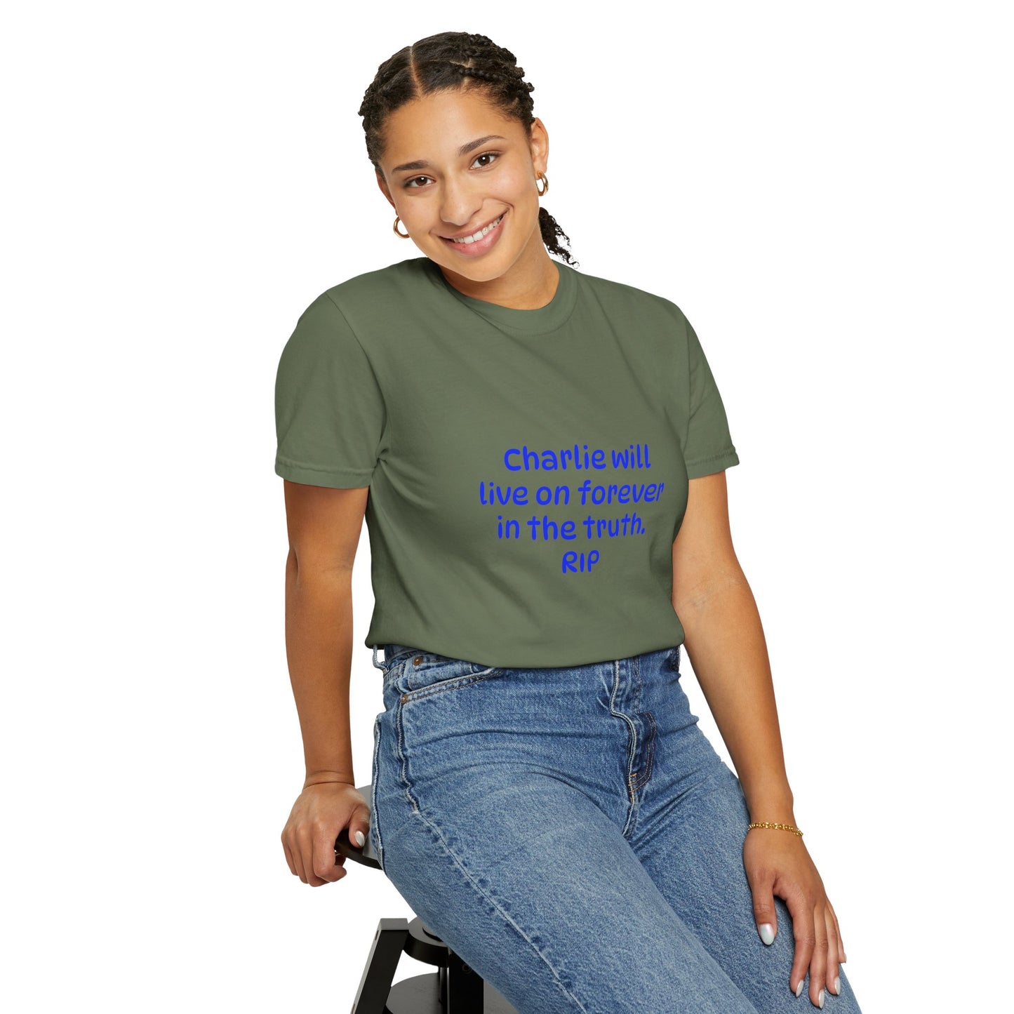 Inspirational Quote T-Shirt, Unisex Cotton Tee, Charlie Forever Shirt, Motivational Apparel, Gift for Friends, Casual Wear, Thoughtful [...]