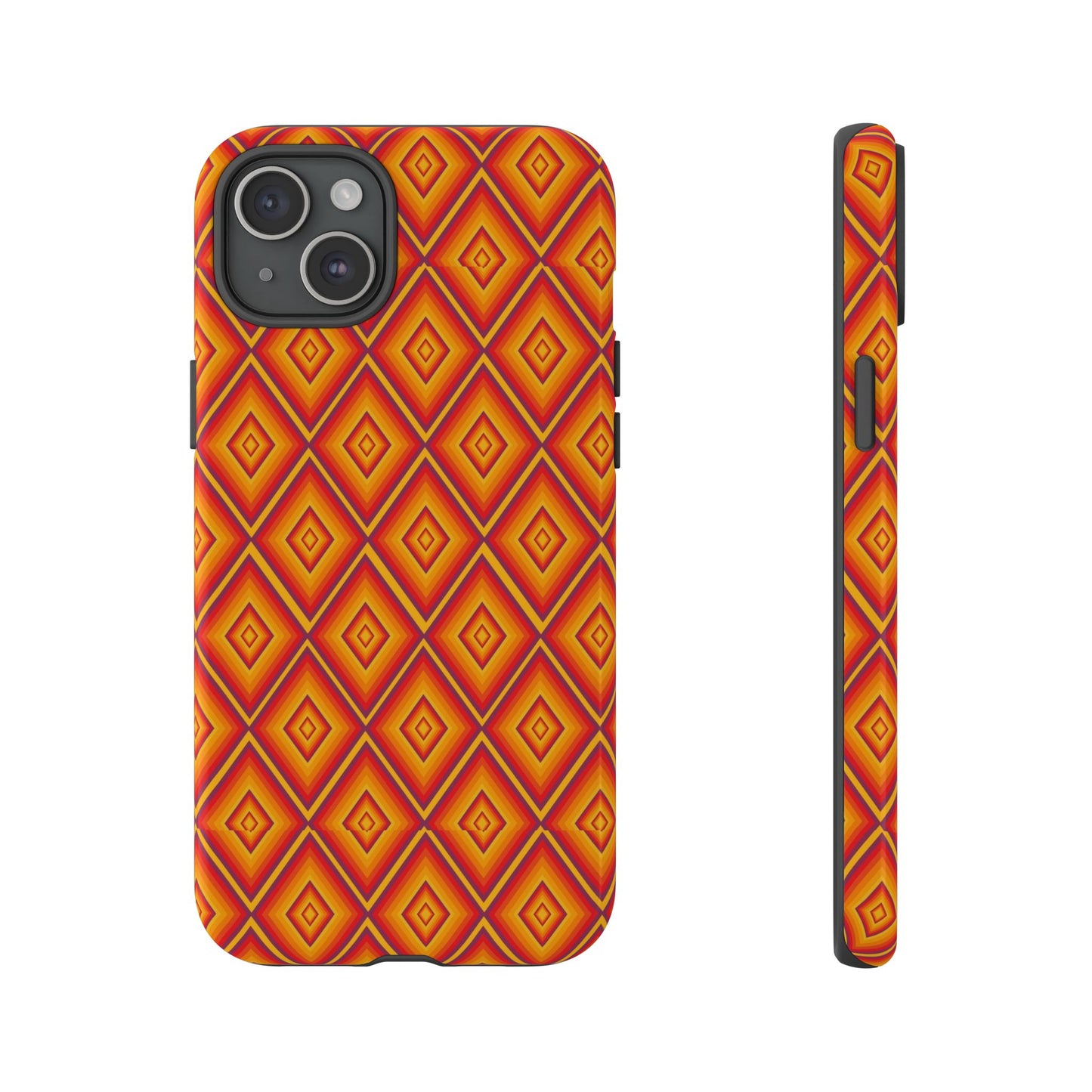 Geometric Phone Case, Tough Cases for Protection, Stylish Smartphone Cover, Vibrant Patterned Phone Accessory, Unique Gift Idea, [...]