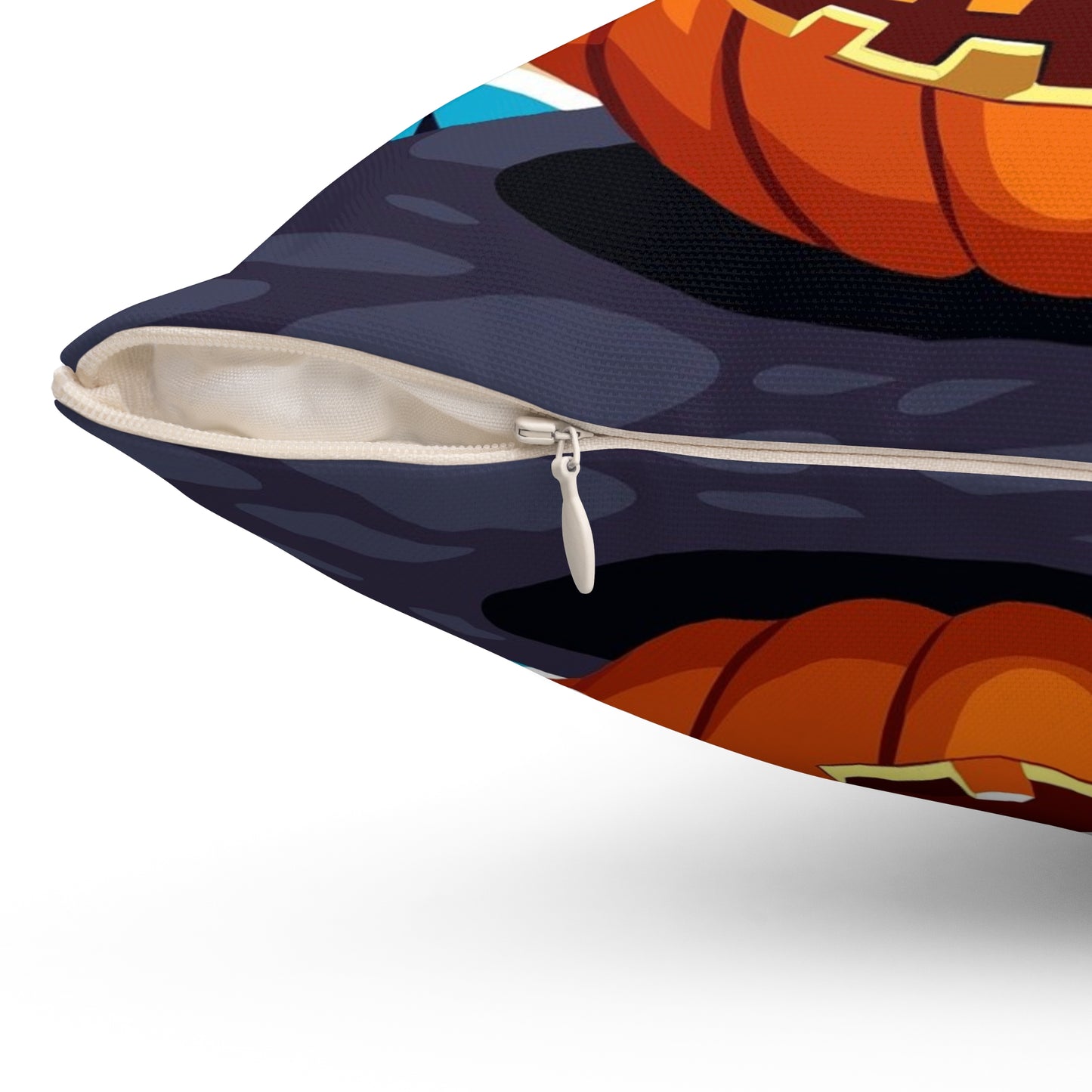 Halloween Pumpkin Decorative Pillow, Fall Home Decor, Spooky Cushion, Living Room Accent, Autumn Pillow