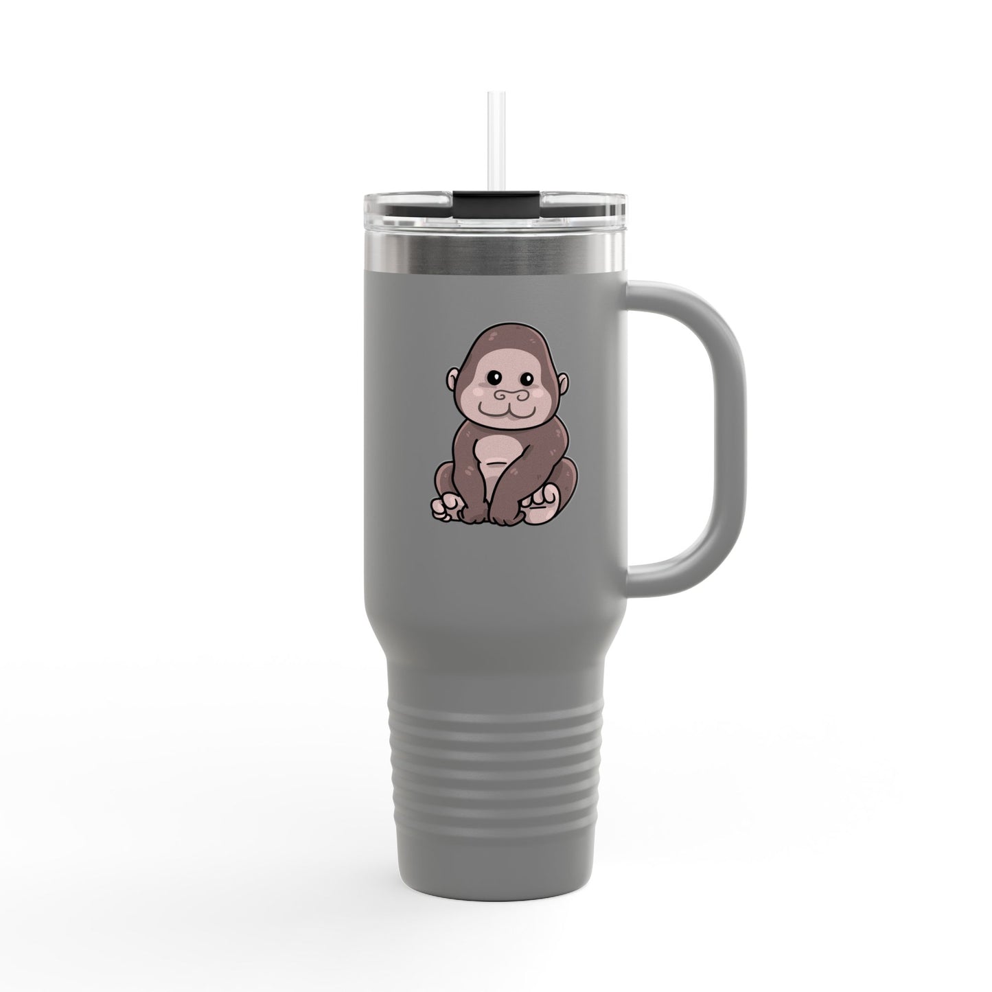 Cute Gorilla Insulated Travel Mug 40oz