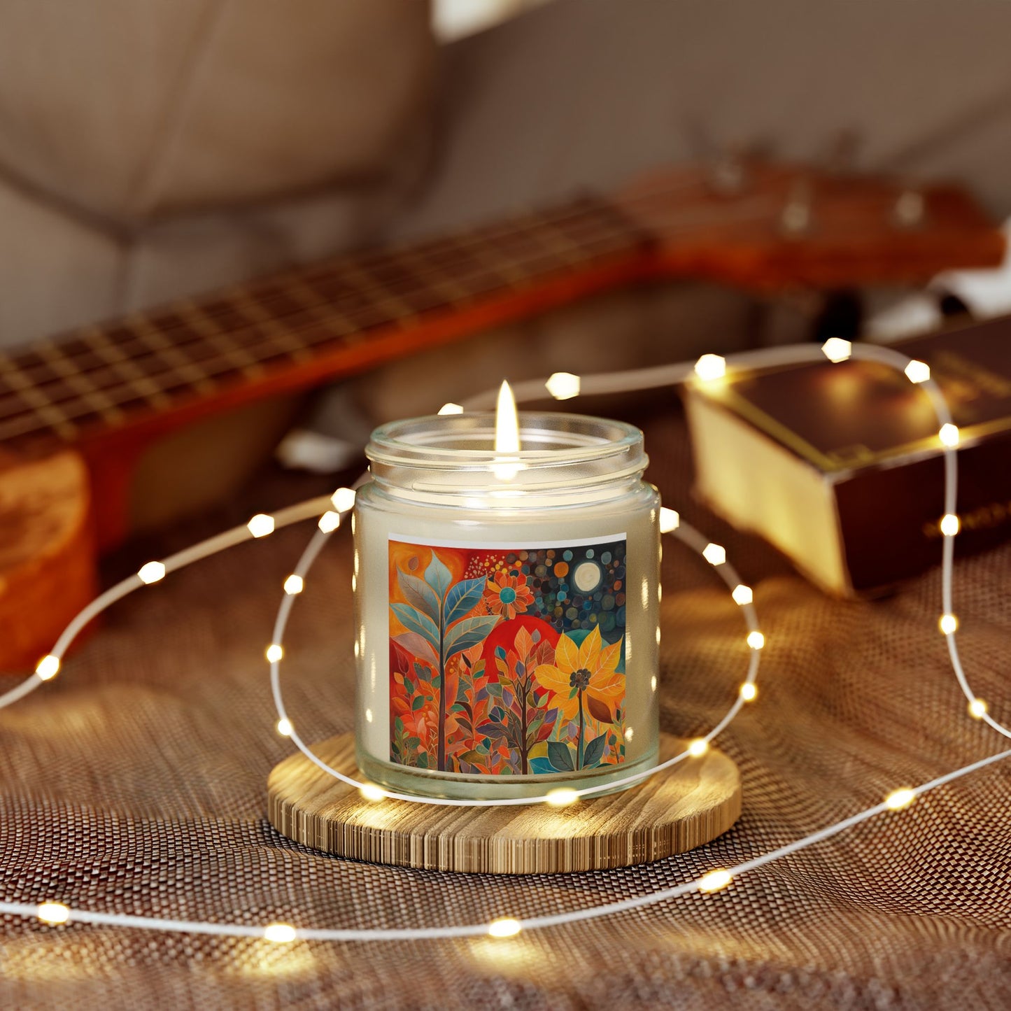 Scented Candles, Coconut Apricot Wax (4oz, 9oz)