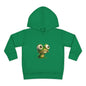 Whimsical Toddler Frog Pullover Hoodie, Cute Kids Fleece Sweater, Playful Toddler Clothing, Children's Gift, Animal Lover Apparel