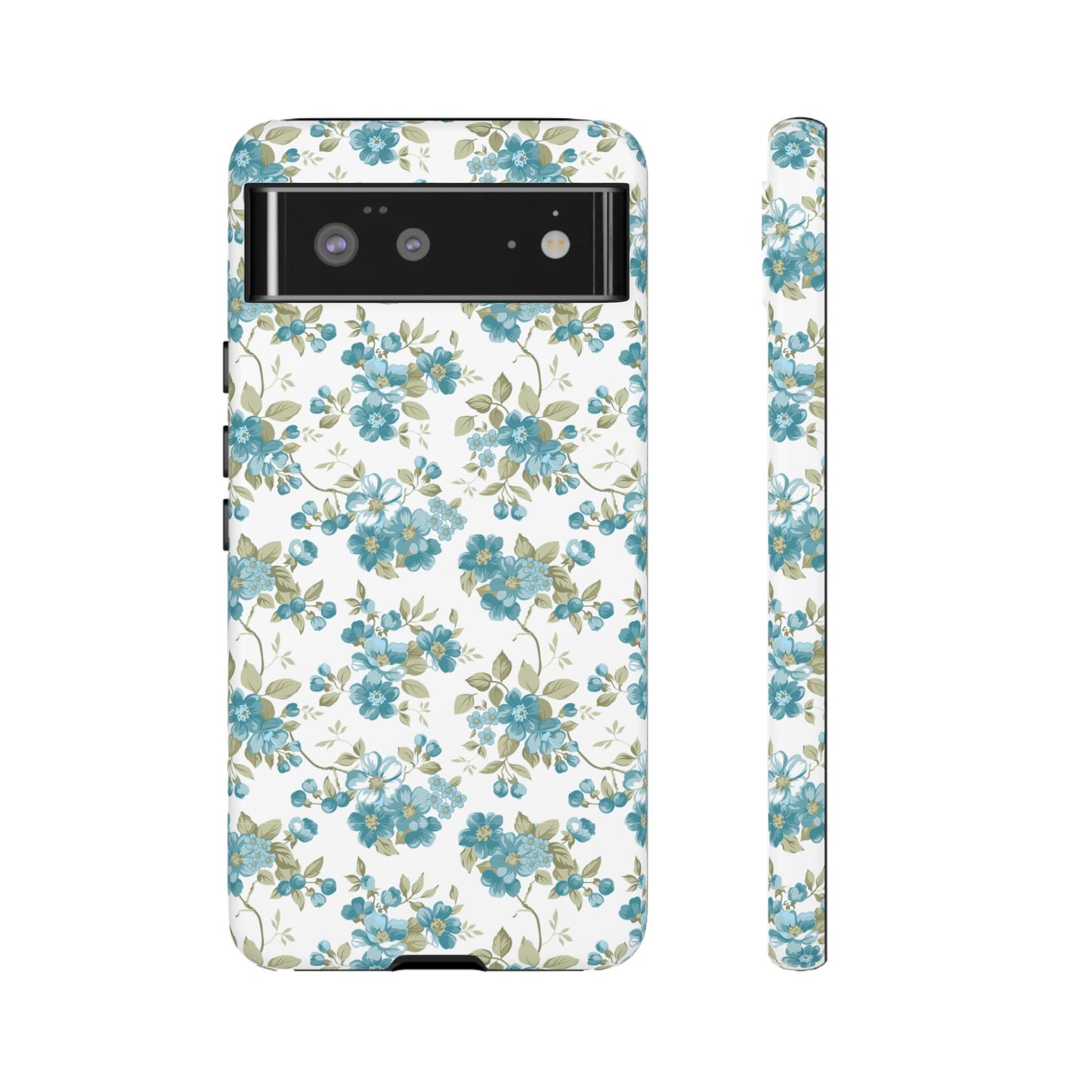 Floral Phone Case - Tough Cases, Durable Phone Cover, Cute Floral Design, Gift for Her, Trendy Phone Accessory, Spring Style
