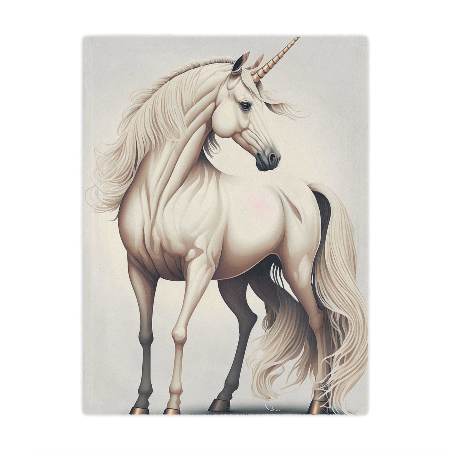 Unicorn Minky Blanket — Soft Plush Fantasy Throw for Kids & Adults