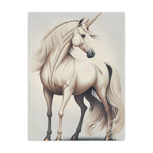 Unicorn Minky Blanket — Soft Plush Fantasy Throw for Kids & Adults