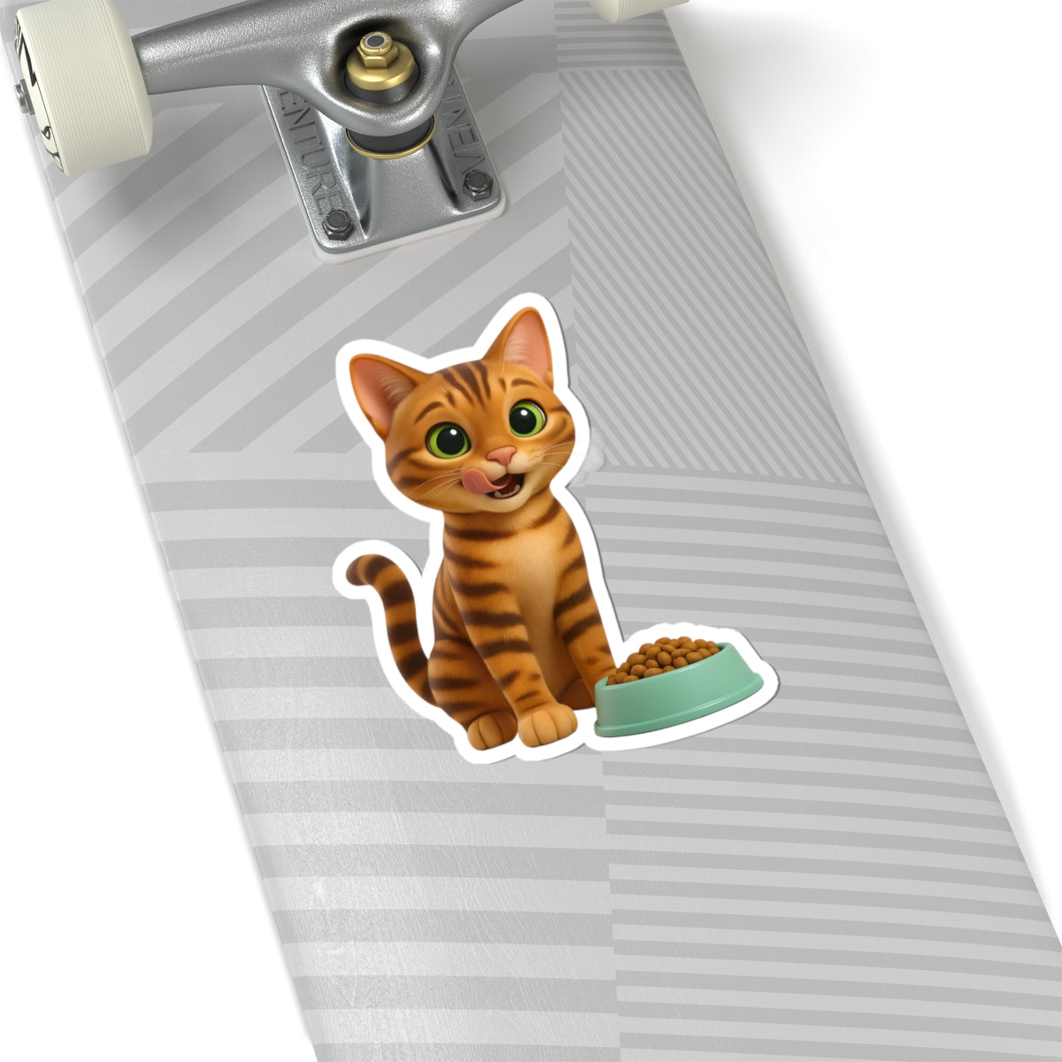 Playful Cat Kiss-Cut Stickers - Cute Pet Decor for Cat Lovers