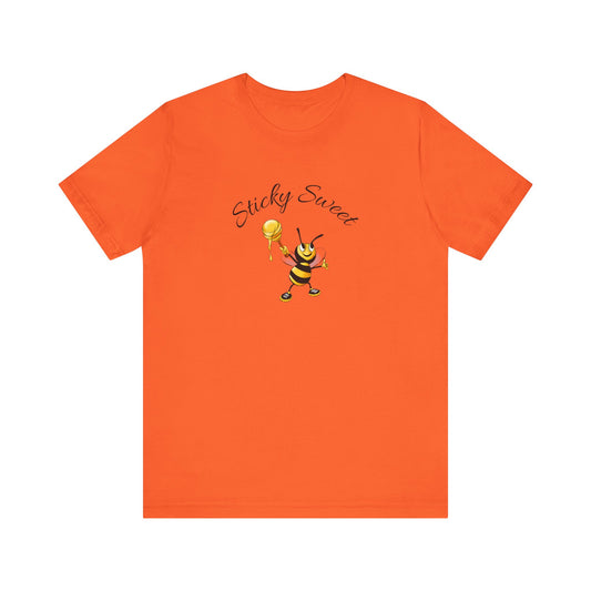 Sticky Sweet Bee Unisex Tee, Cute Bee T-Shirt