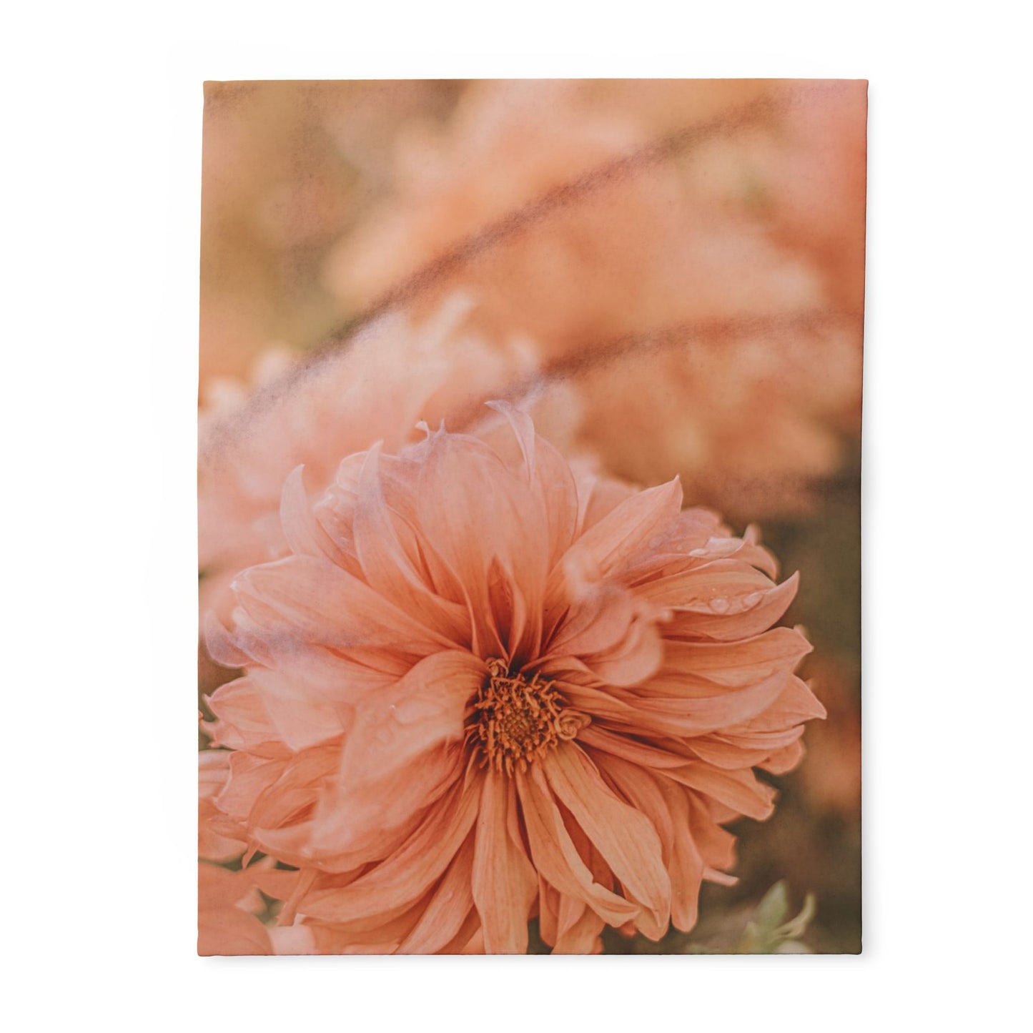 Cozy Floral Fleece Blanket | Soft Throw Blanket for Home, Boho Decor, Gift for Her, Wedding Blanket, Boudoir Accessory