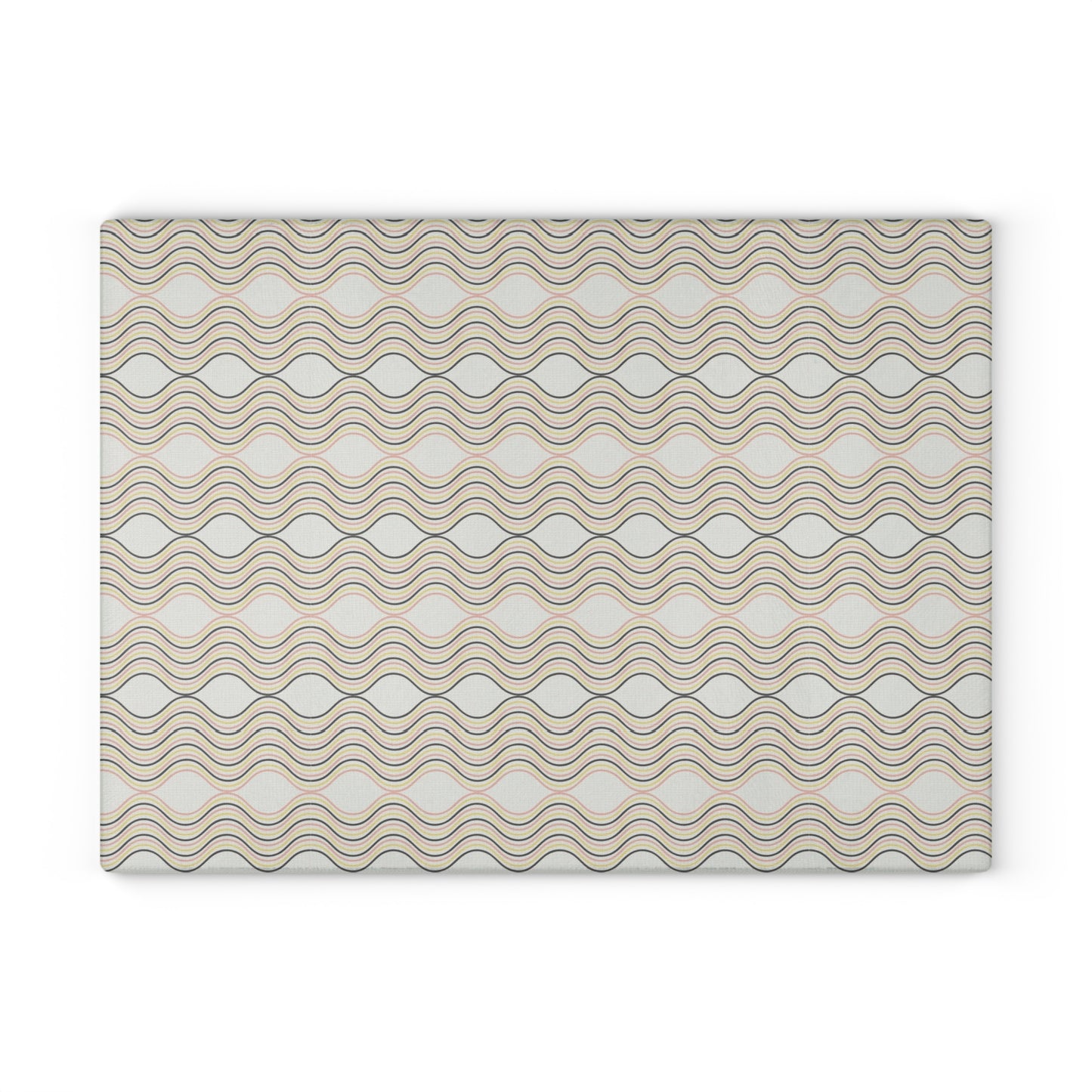 Boho Wave Glass Cutting Board, Kitchen Decor, Gift for Home Chef, Housewarming Present, Unique Cooking Essential, Modern Serveware