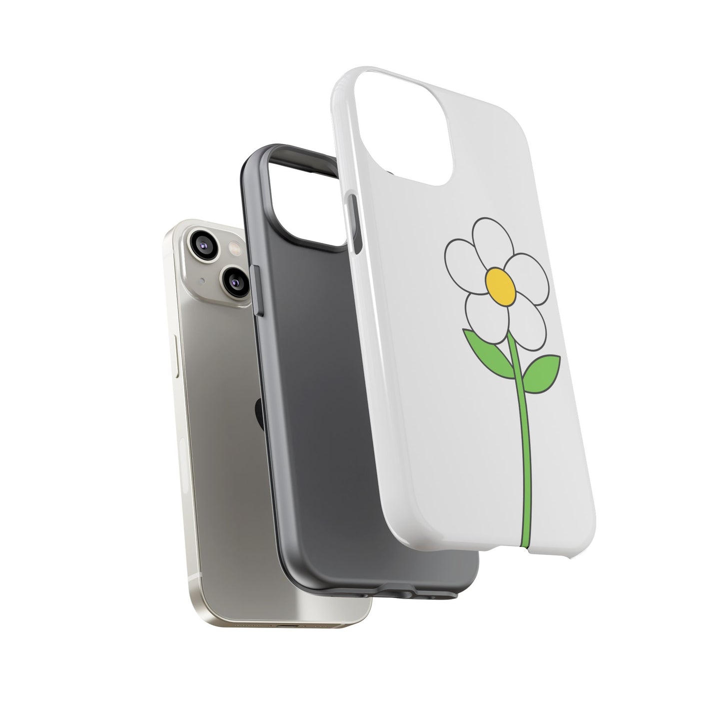 Floral Phone Case, Tough Cases with Flower Design, Cute Phone Accessory, Gifts for Her, Spring Decor, Unique Phone Cases
