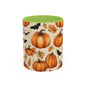 Pumpkin Halloween Coffee Mug, Fall Decor Mugs, Spooky Halloween Gifts, Autumn Drinkware, Seasonal Coffee Cups
