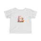 Whimsical Fox Infant Tee, Cute Kids Shirt, Personalized Baby Clothing, Baby Shower Gift, Eco-Friendly Toddler Tee