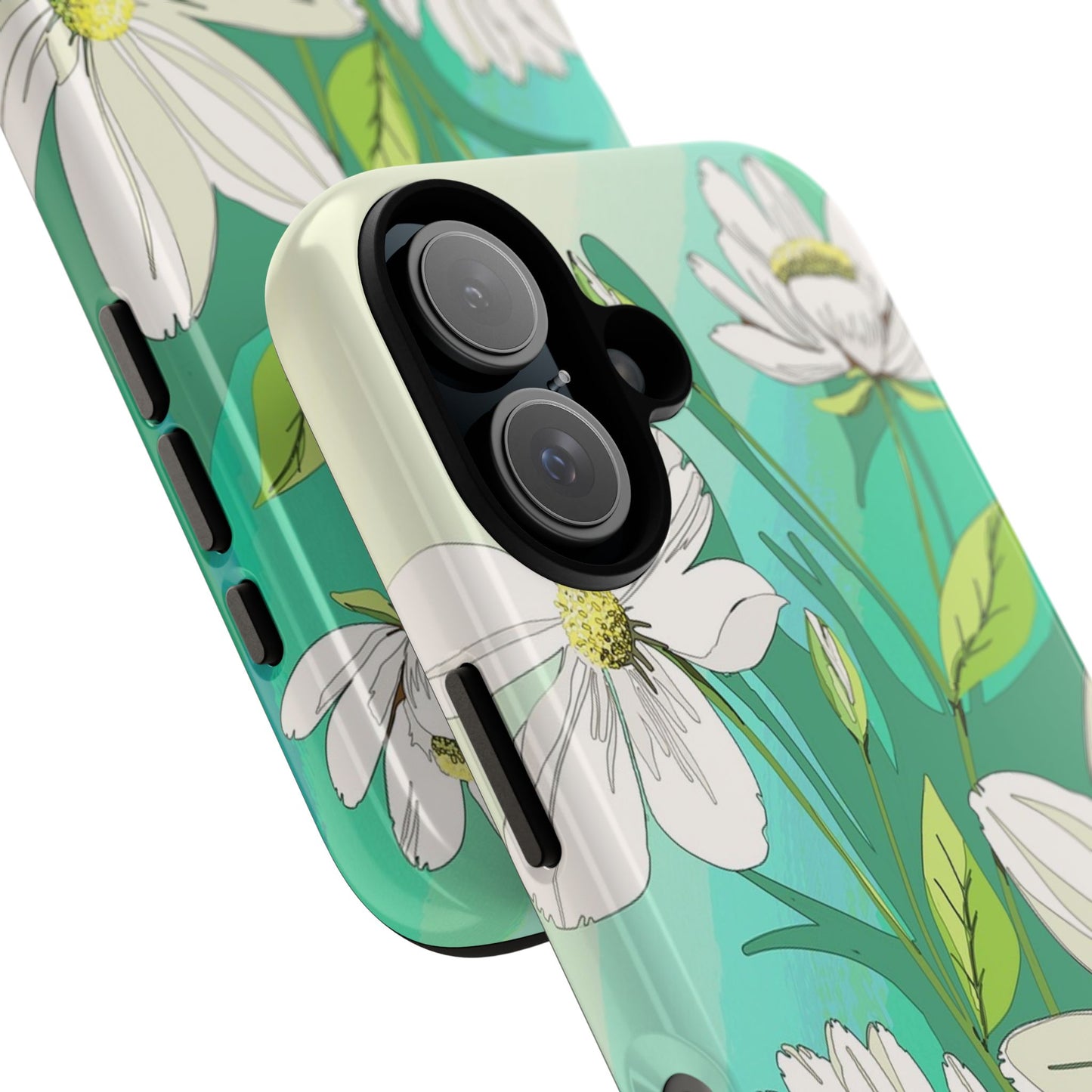 Floral Phone Case, Tough Cases, Flower Design, Nature Inspired, Eco-Friendly Cover, Unique Gift for Her, Spring Accessories