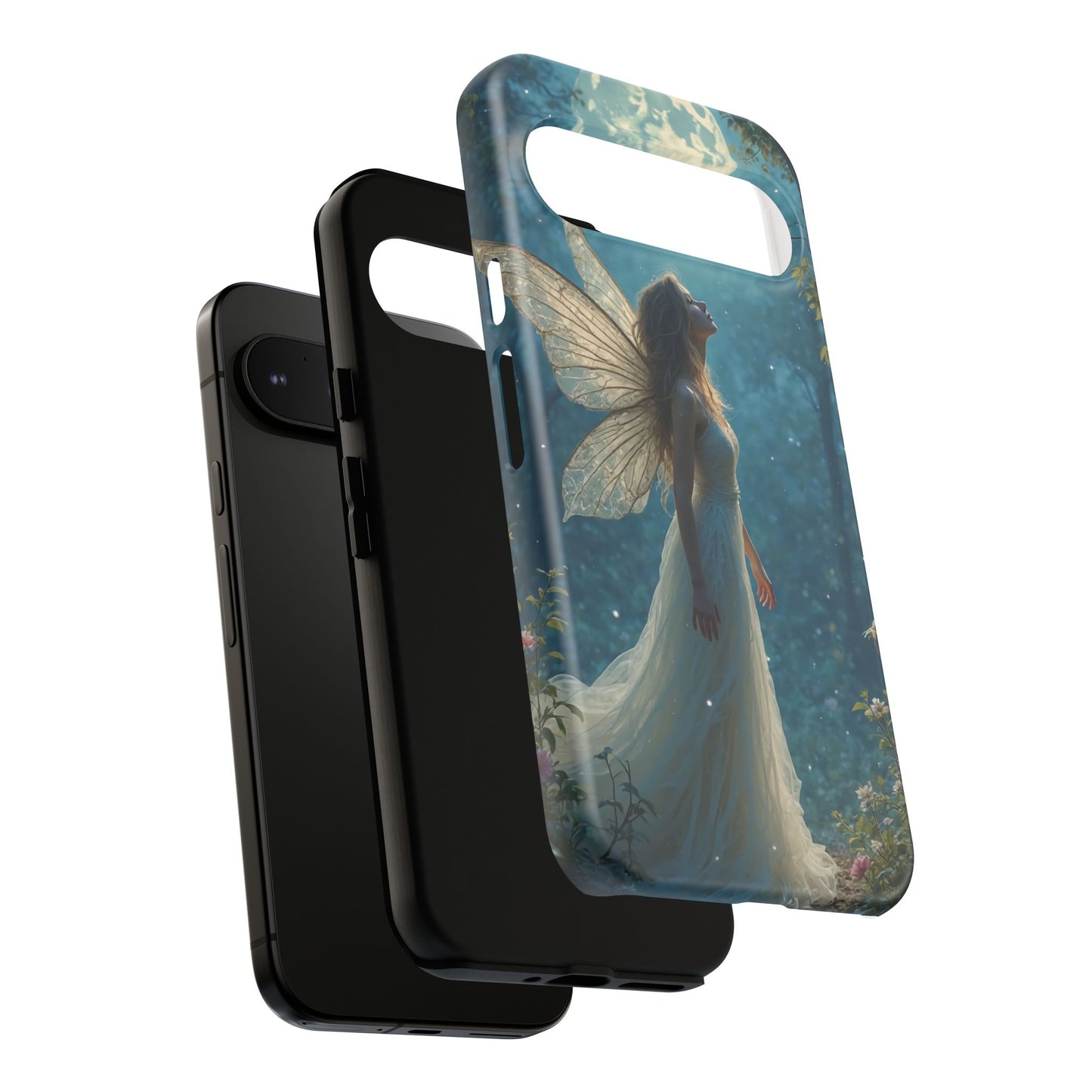 Fairy Moon Phone Case | Tough Cases for Nature Lovers, Fantasy Gift, Boho Phone Accessory, Ethereal Aesthetic, Magical Design