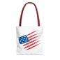 Patriotic Tote Bag | USA Pride | American Flag Design | Eco-Friendly Market Bag | Gift for Fourth of July, Veterans, Memorial Day