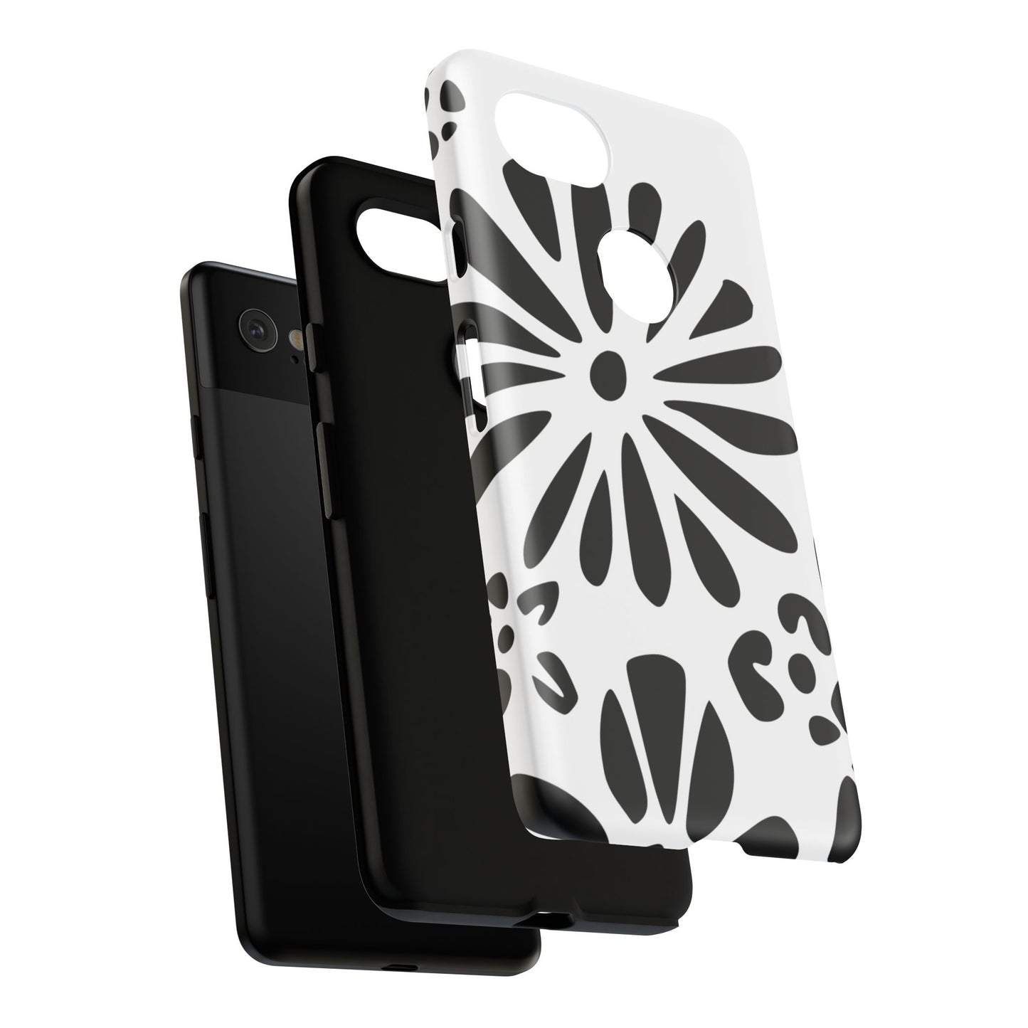Stylish Phone Case with Floral Design, Tough Phone Cover for Her, Trendy Black and White Cell Phone Case, Unique Gift for Birthdays [...]