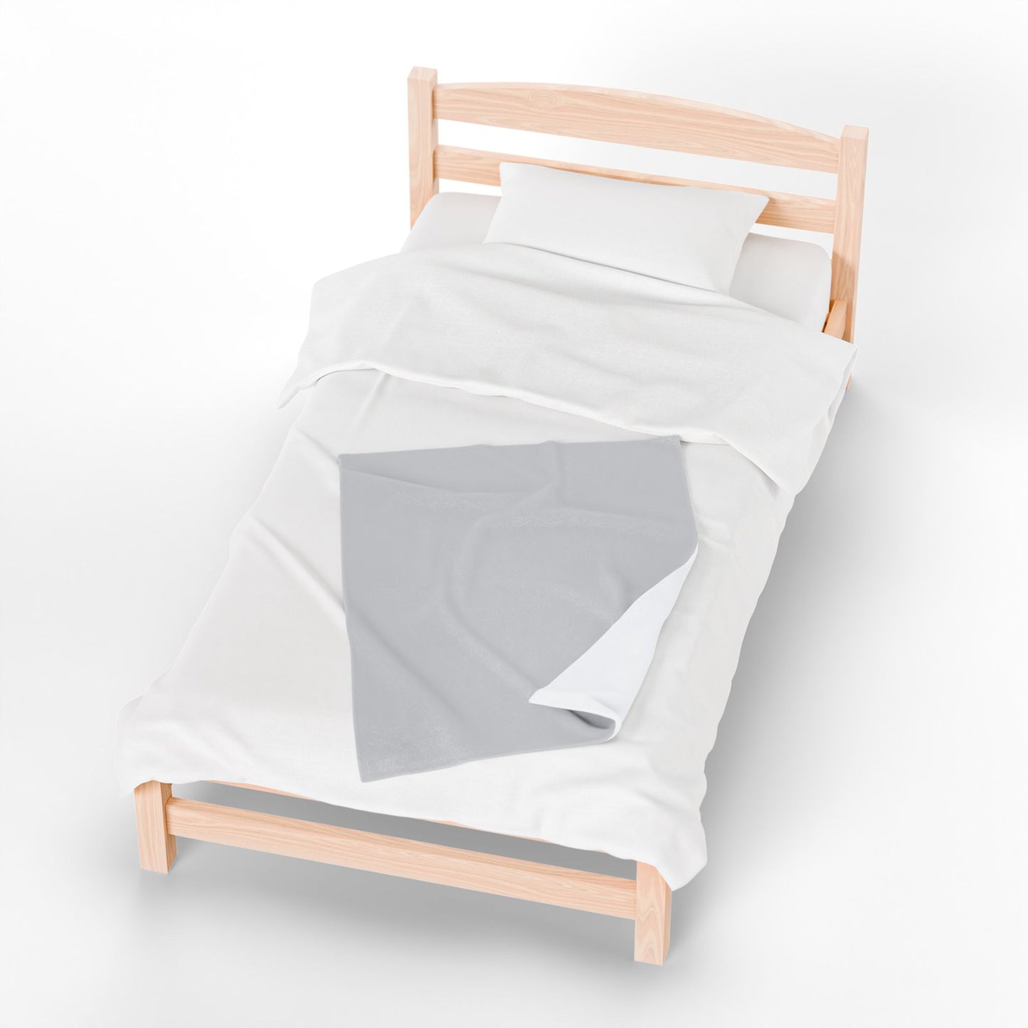 Cozy Monogram Velveteen Plush Blanket -Letter A